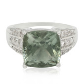 Esperanza Green Amethyst Silver Ring