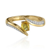 9K Yellow Queensland Sapphire Gold Ring (Mark Tremonti)