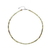 Grossular Garnet Silver Necklace