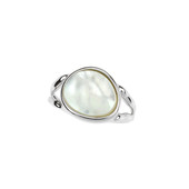 Mother of Pearl Silver Ring