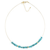 Turquoise Stainless Steel Necklace