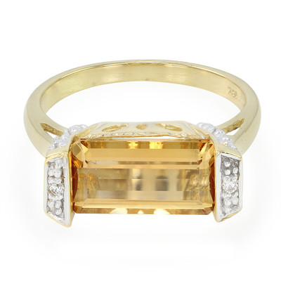 18K AAA Imperial Topaz Gold Ring (AMAYANI)