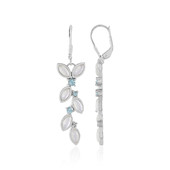 White Moonstone Silver Earrings (KM by Juwelo)