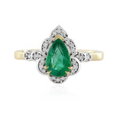 18K AAA Zambian Emerald Gold Ring (D'vyere)