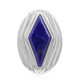 Lapis Lazuli Silver Pendant (MONOSONO COLLECTION)