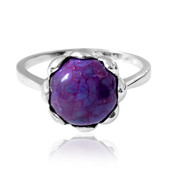 Kingman Purple Mojave Turquoise Silver Ring