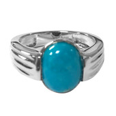 Kingman Turquoise Silver Ring