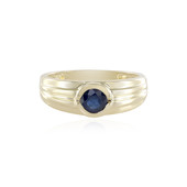 9K Blue Sapphire Gold Ring