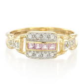 14K Ceylon Pink Sapphire Gold Ring (Molloy)