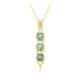 18K Unheated Sapphire Gold Necklace (AMAYANI)