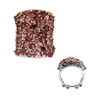 Pink Tourmaline Silver Ring (Dallas Prince Designs)