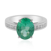 18K Colombian Emerald Gold Ring (CIRARI)