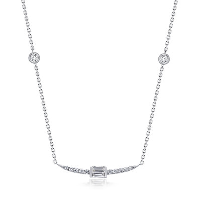 18K SI2 (H) Diamond Gold Necklace (CIRARI)
