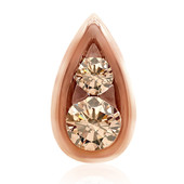 9K SI1 Argyle Rose De France Diamond Gold Pendant (Annette)