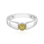 Madagascar Yellow Sapphire Silver Ring