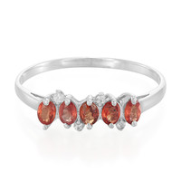 Tanzanian Ruby Silver Ring