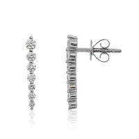 Flawless (F) Diamond Platinium Earrings (LUCENT DIAMONDS)