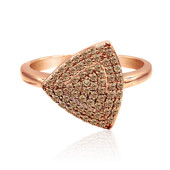 9K SI1 Argyle Rose De France Diamond Gold Ring (Annette)
