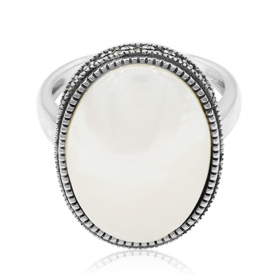 Mabe Pearl Silver Ring