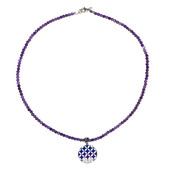Zircon Silver Necklace (Riya)