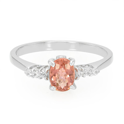 Pink Cuprian Tourmaline Silver Ring (Cavill)