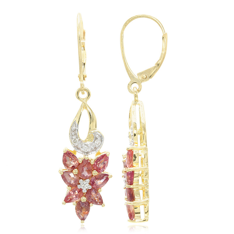 Churchill Private Label 18K Yellow Gold and Rare Padparaja Sapphire Earrings  Rare sapphires Pink Sapphires Earrings Buy Shop Online Fine Jewelry |  CHURCHILL in FAIRWAY