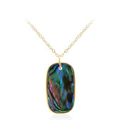 Abalone Shell Silver Necklace
