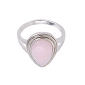 Angelskin Opal Silver Ring
