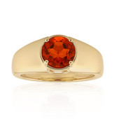 9K AAA Mexican Fire Opal Gold Ring