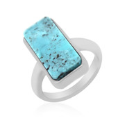 Turquoise Silver Ring (Anne Bever)