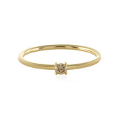 18K SI1 Champagne Diamond Gold Ring