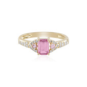 18K Pink Sapphire Gold Ring