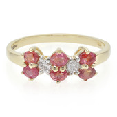 10K Unheated Padparadscha Sapphire Gold Ring (Molloy)