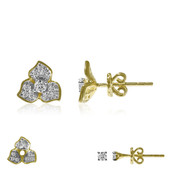 9K SI1 (G) Diamond Gold Earrings (Annette)