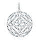 Fancy Diamond Silver Pendant (Cavill)