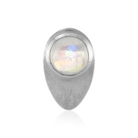 AAA Rainbow Moonstone Silver Pendant