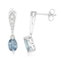 Santa Maria Aquamarine Silver Earrings