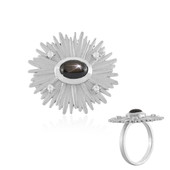 Black Star Sapphire Silver Ring (MONOSONO COLLECTION)