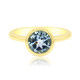 Sky Blue Topaz Silver Ring (MONOSONO COLLECTION)