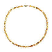 Citrine Silver Necklace (Riya)