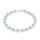 Neon Blue Apatite Silver Bracelet (Cavill)