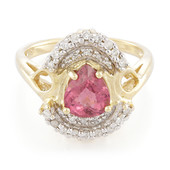 9K Pink Cuprian Tourmaline Gold Ring