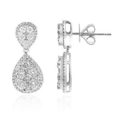 18K VS2 (H) Diamond Gold Earrings (CIRARI)