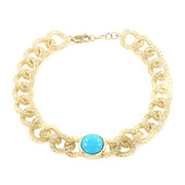 9K Sleeping Beauty Turquoise Gold Bracelet (Ornaments by de Melo)