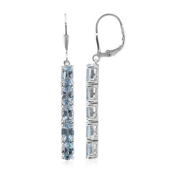 Swyss Women's Elegant Pearl Diamond Flowers Necklace Statement Earrings Jewelry Set Chic Charm Accessories New Silver 
