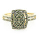 14K Green Diamond Gold Ring