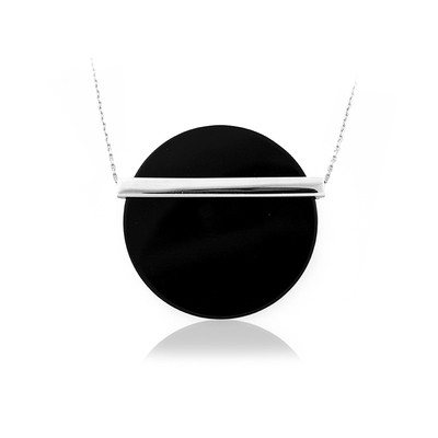Onyx Silver Necklace
