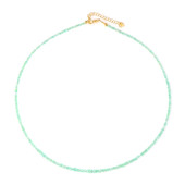 AAA Colombian Emerald Silver Necklace