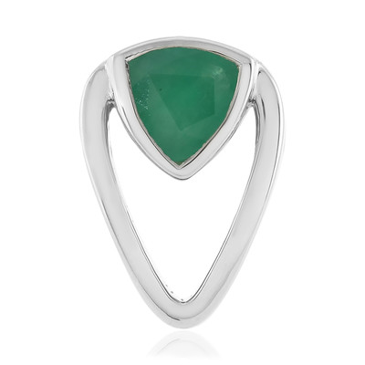 Socoto Emerald Silver Pendant (MONOSONO COLLECTION)