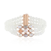 Peach Moonstone Silver Bracelet (KM by Juwelo)
